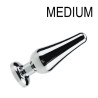 Generique Bijou Anal Strass Diamant - MEDIUM 10 x 3.5 cm